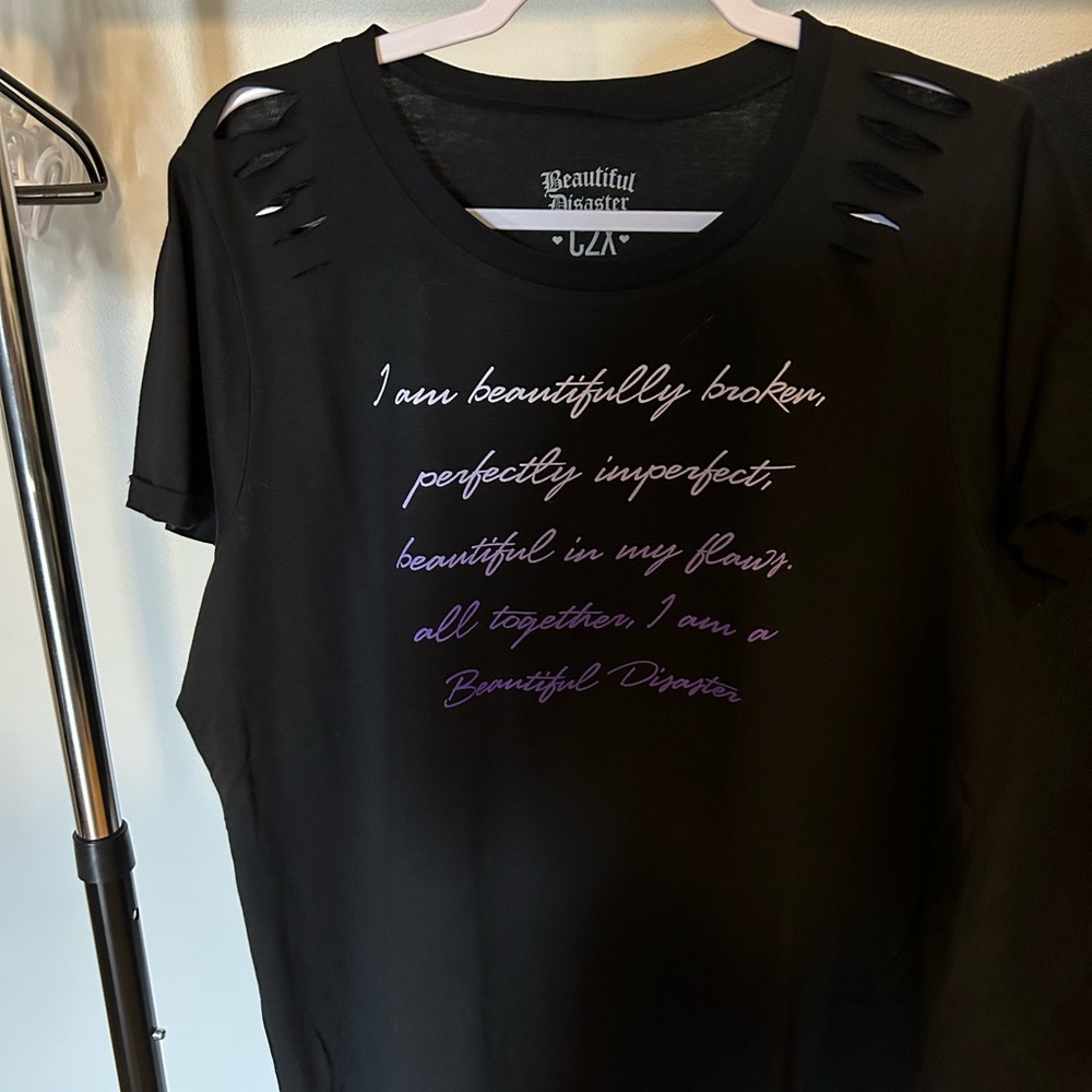 Slashed Tee
